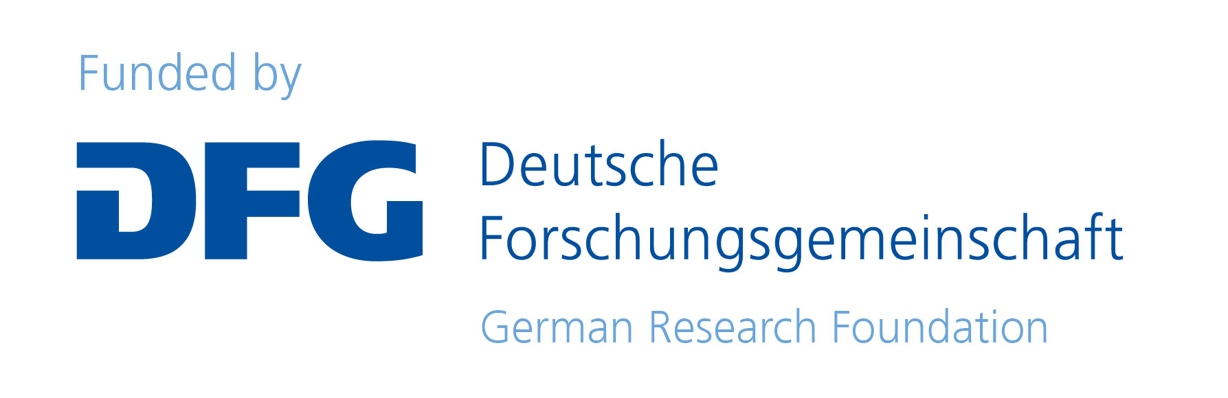 Logo: Funded by the DFG